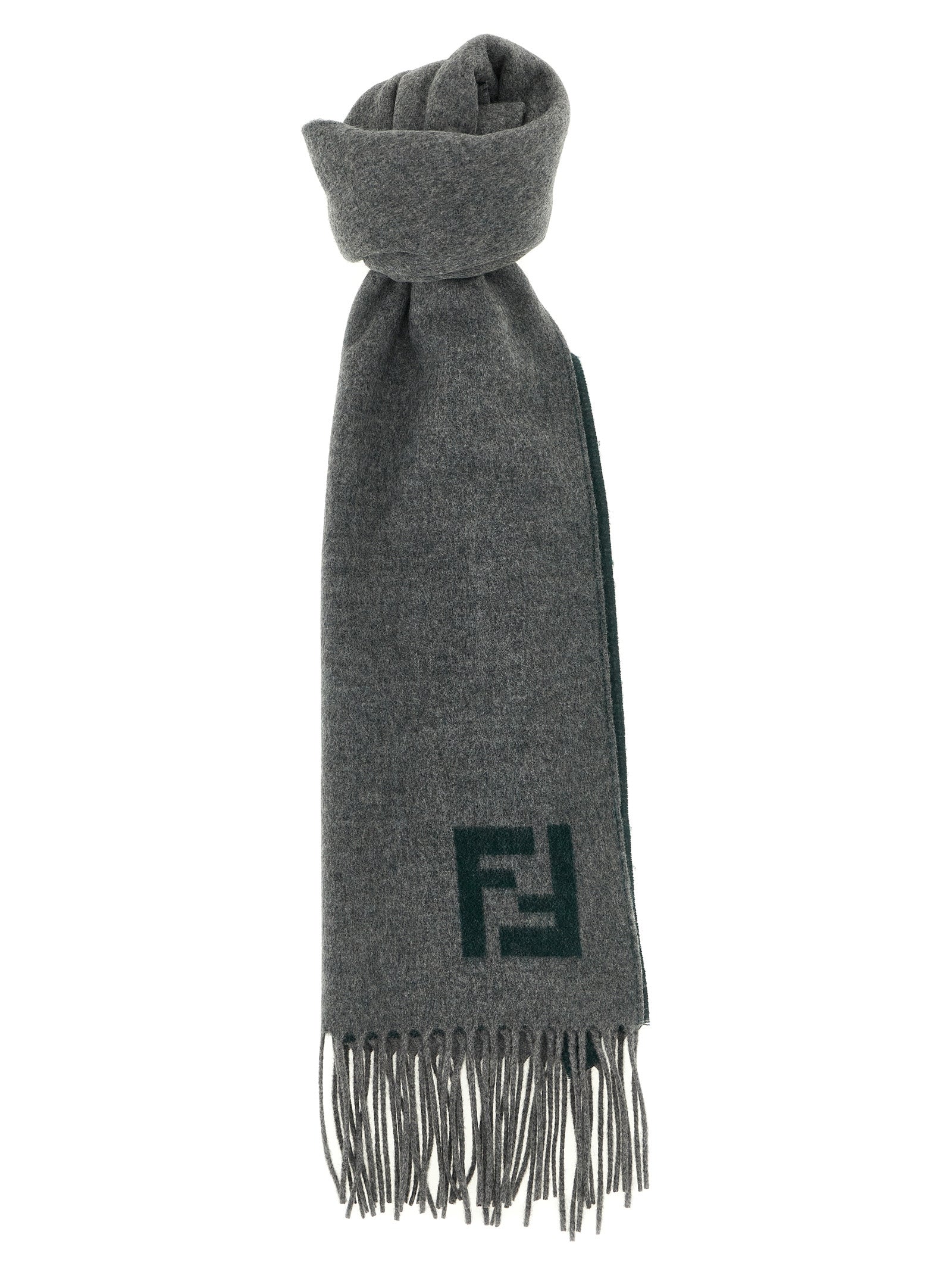 Fendi Multicolour Wool and Cashmere Scarf