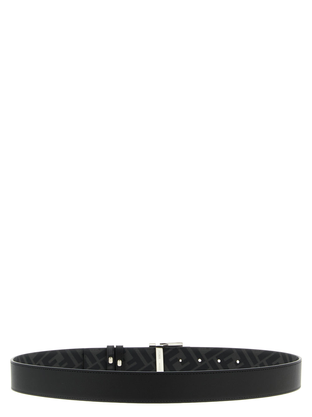 Black Calfskin Regular Belt