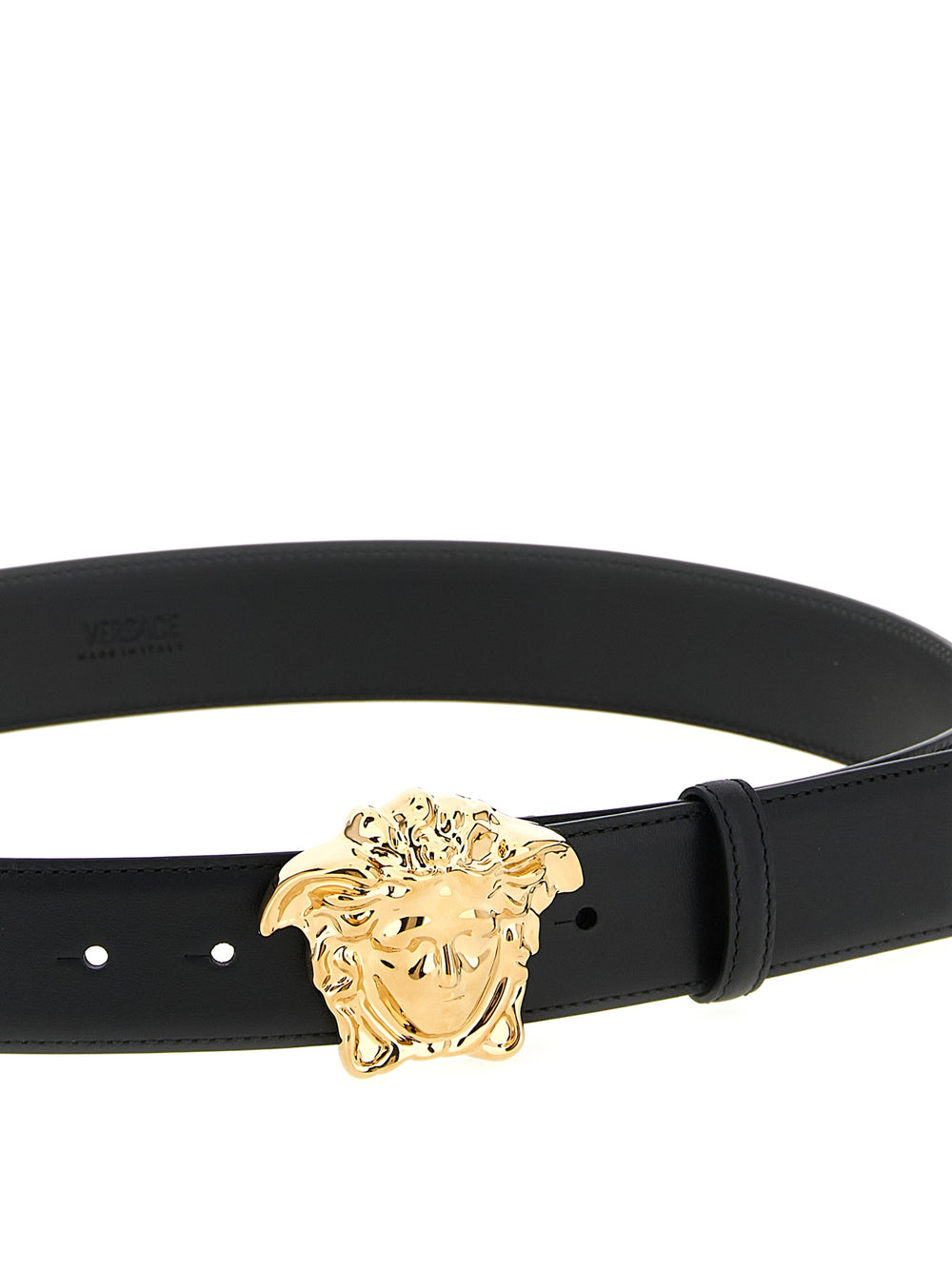 Black Calfskin Regular Belt