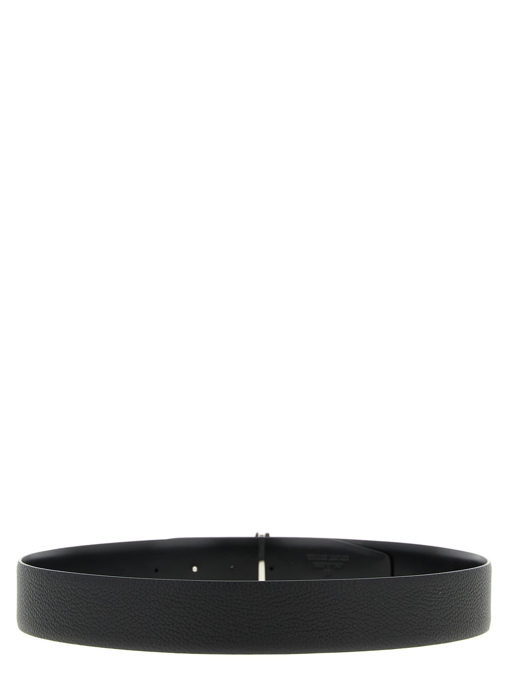 Black Calfskin Regular Belt