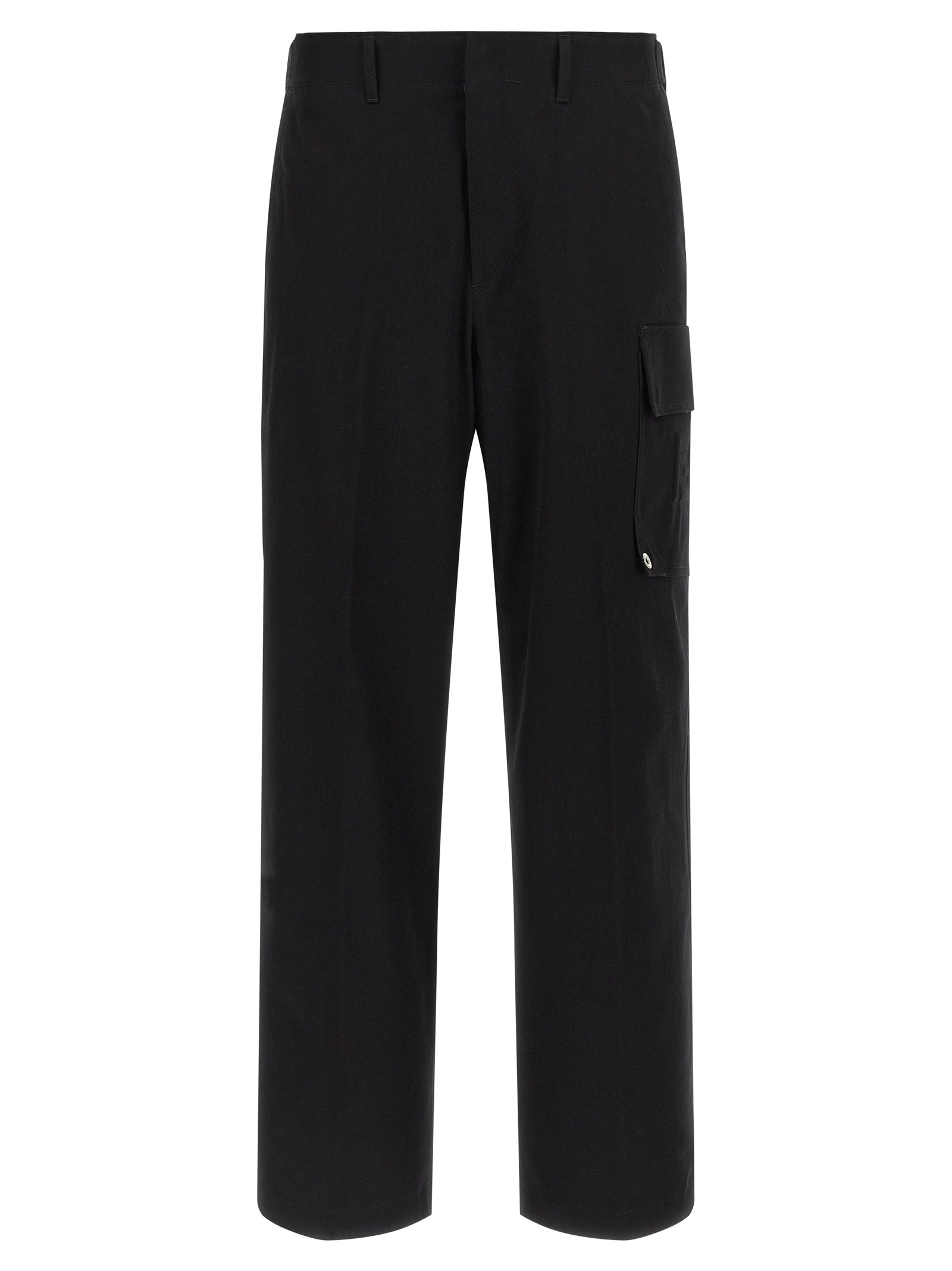 Black Cotton Cargo Pants mens luxury fashion - Mens Edit