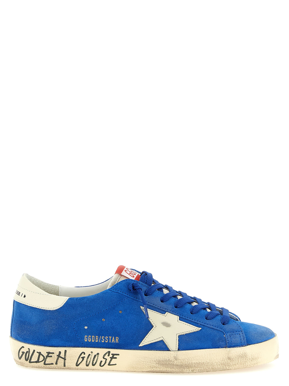 Golden Goose Superstar Leather Sneakers in Blue