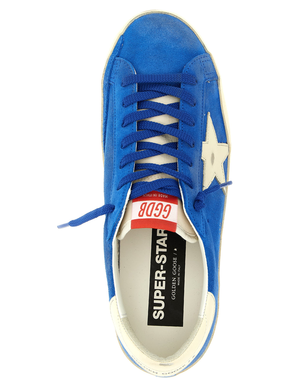 Golden Goose Superstar Leather Sneakers in Blue