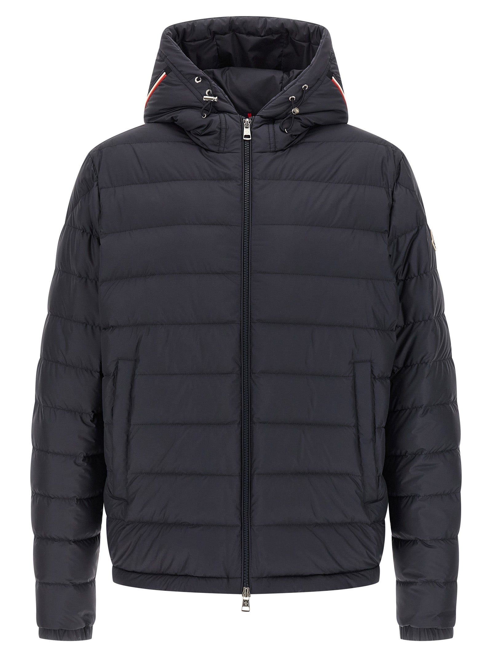 Blue Polyester Full-Length Jacket mens luxury fashion - Mens Edit