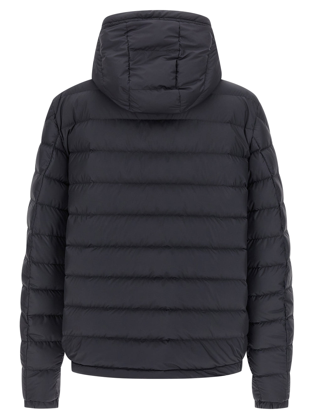 Blue Polyester Full-Length Jacket