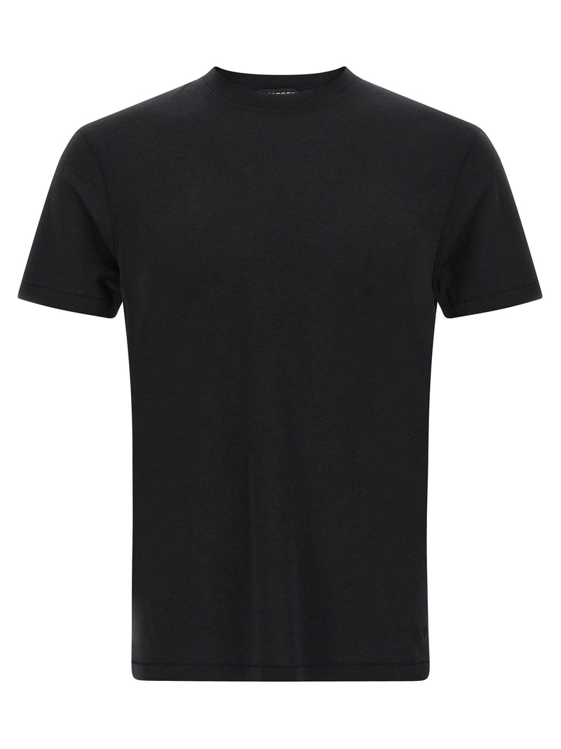 Black Lyocell T-Shirt mens luxury fashion - Mens Edit