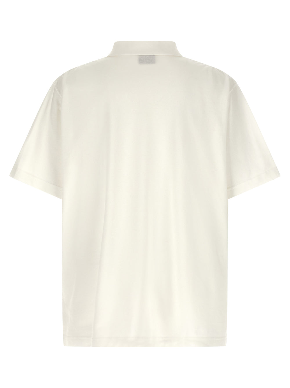 White Cotton Polo Shirt