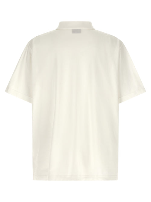 Balenciaga 100% Cotton Polo Shirt in White