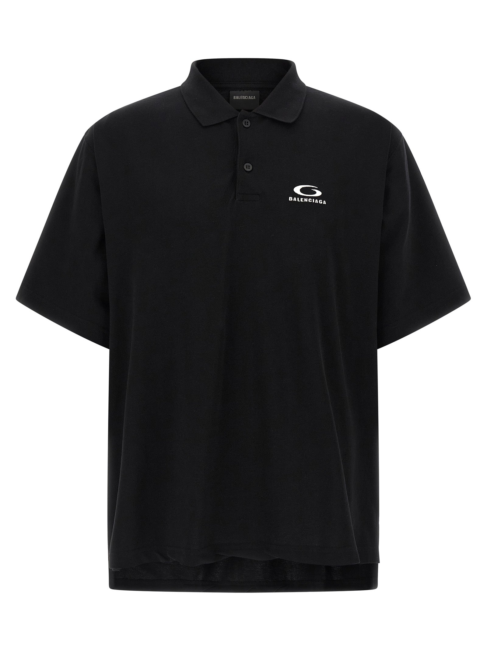 Black Cotton Polo Shirt mens luxury fashion - Mens Edit
