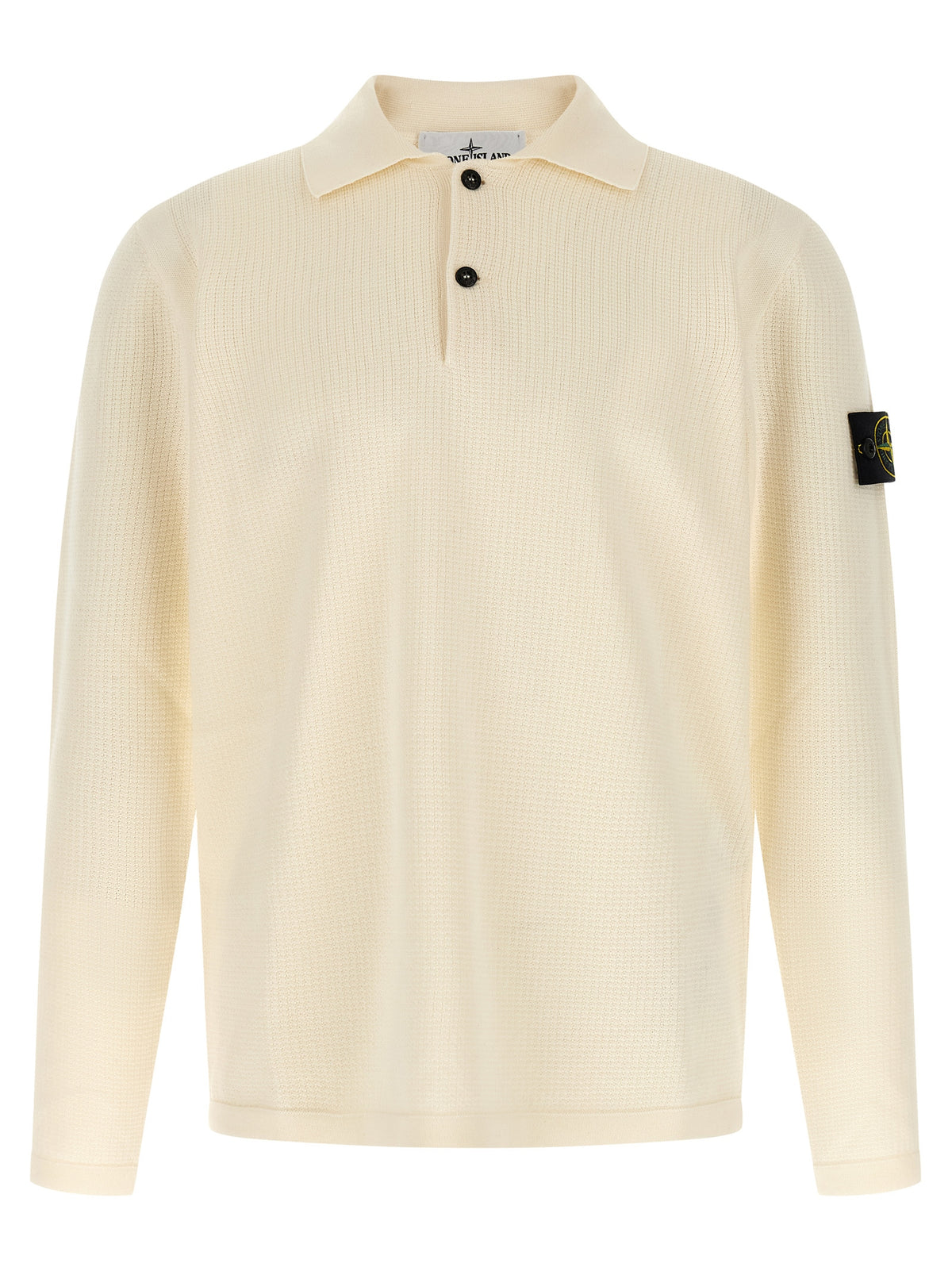 Beige Cotton Polo Shirt