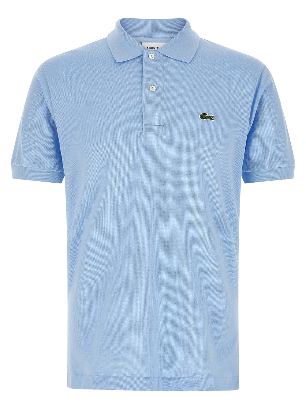 Blue Cotton Polo Shirt