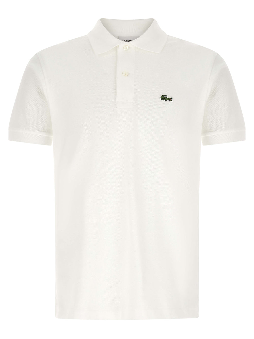 White Cotton Polo Shirt