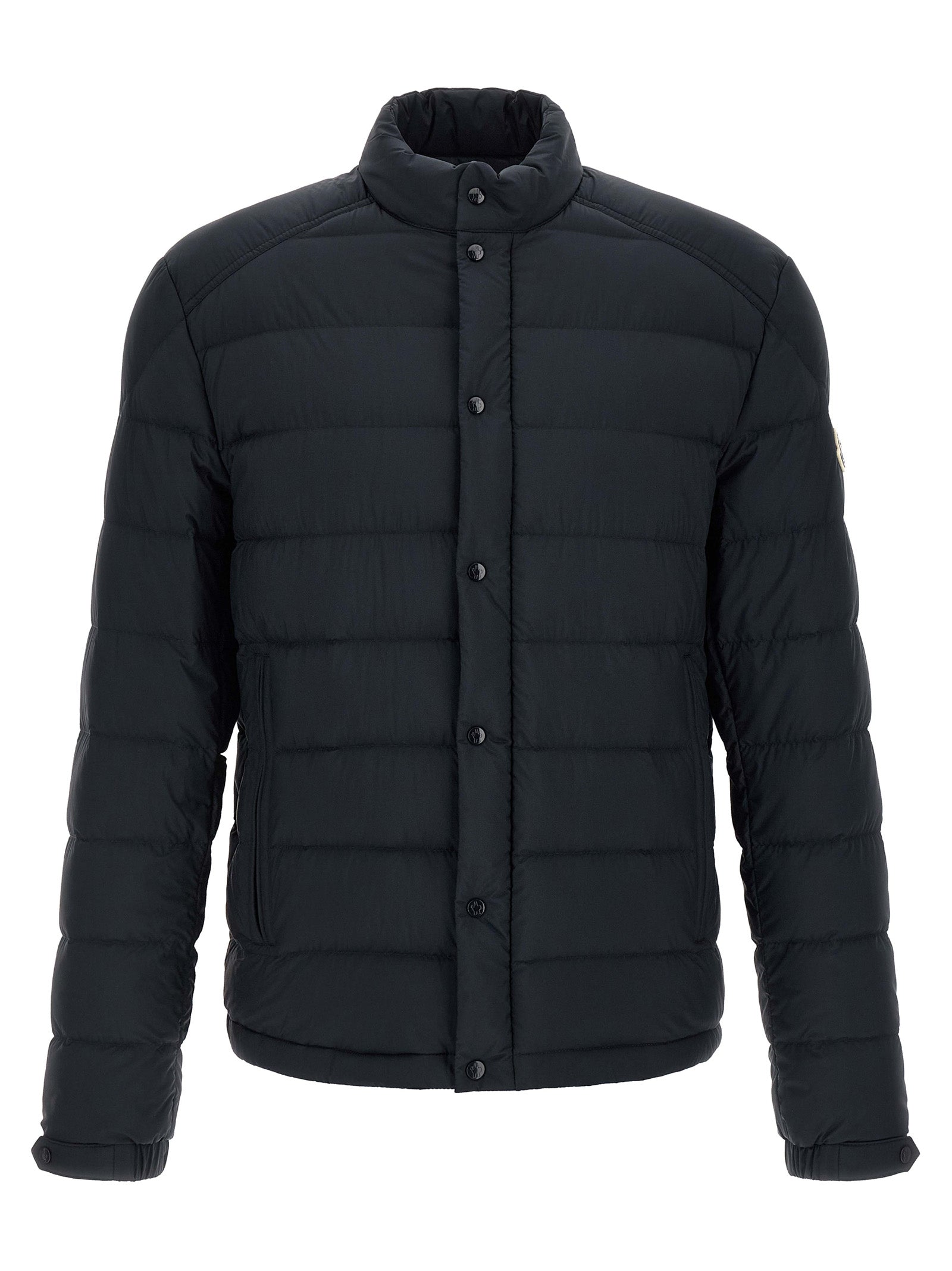 Blue Polyamide Full-Length Jacket mens luxury fashion - Mens Edit