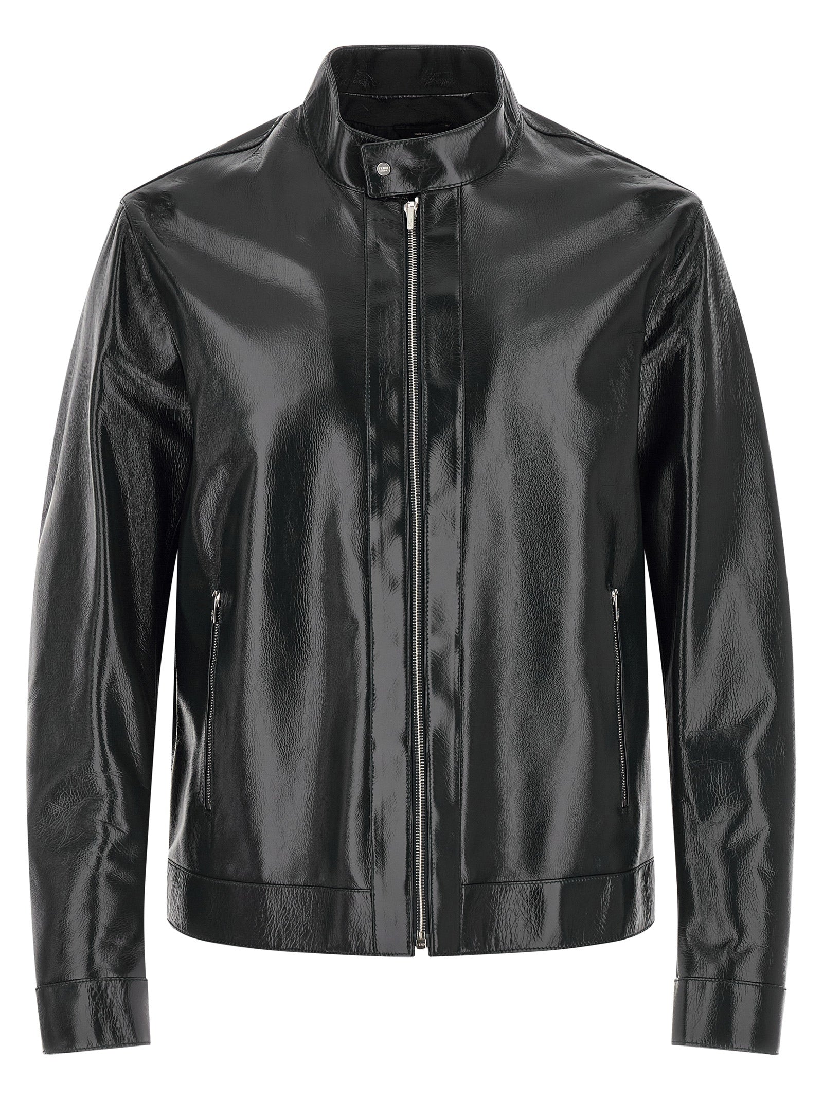 Blue Lamb Leather Leather Jacket mens luxury fashion - Mens Edit