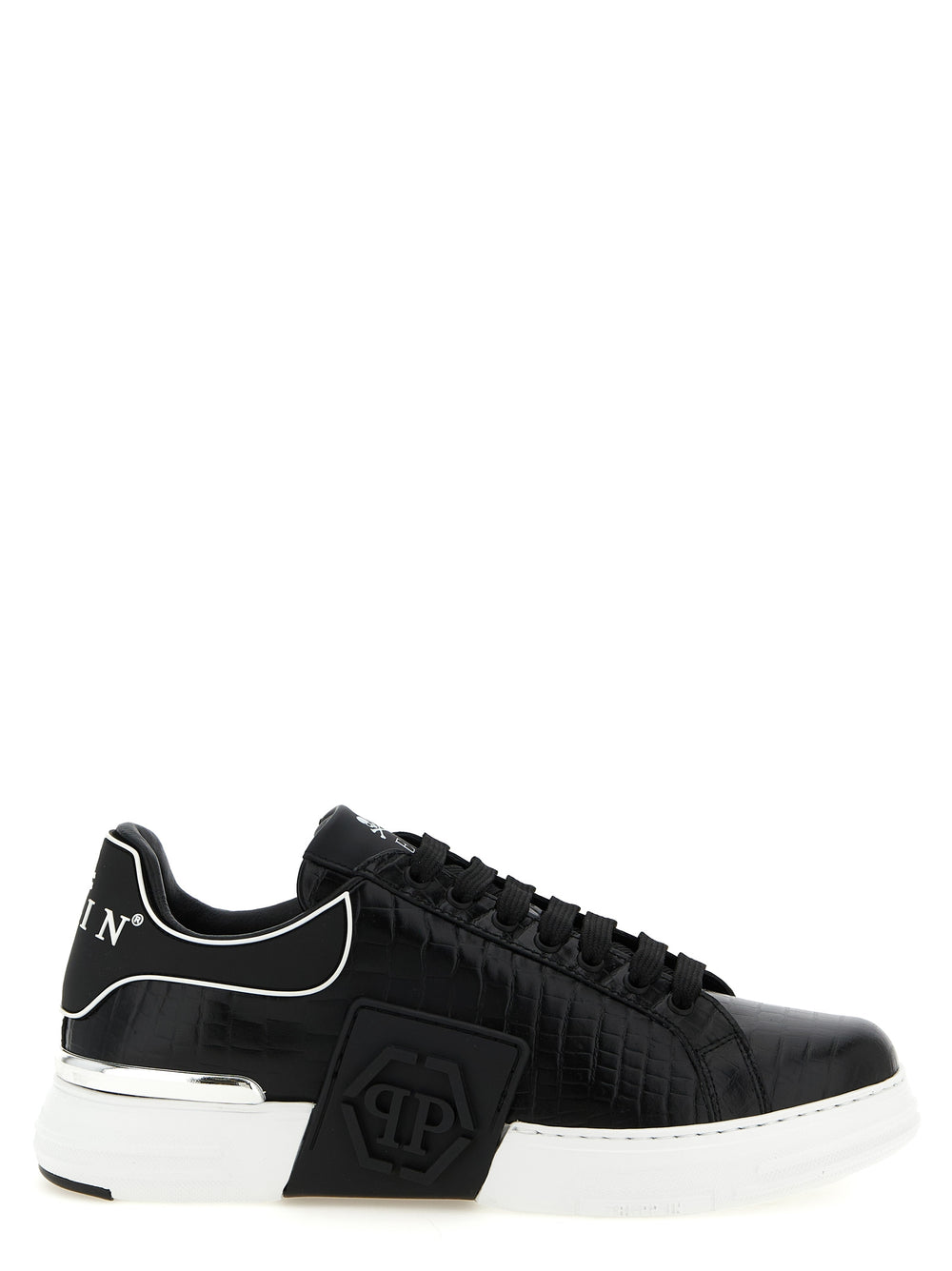 Black Cowhide Low Top Sneakers mens luxury fashion - Mens Edit