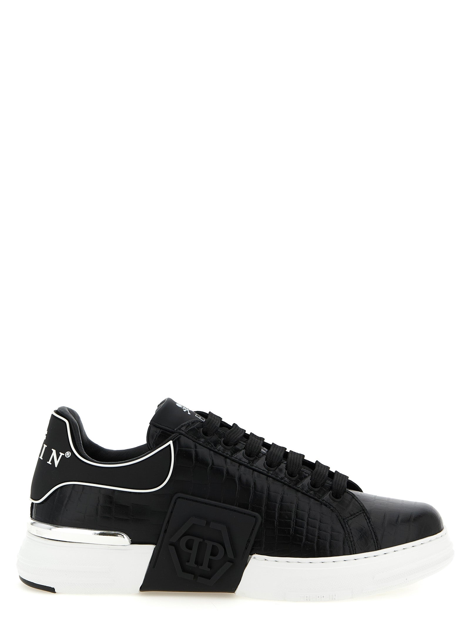 Black Cowhide Low Top Sneakers mens luxury fashion - Mens Edit