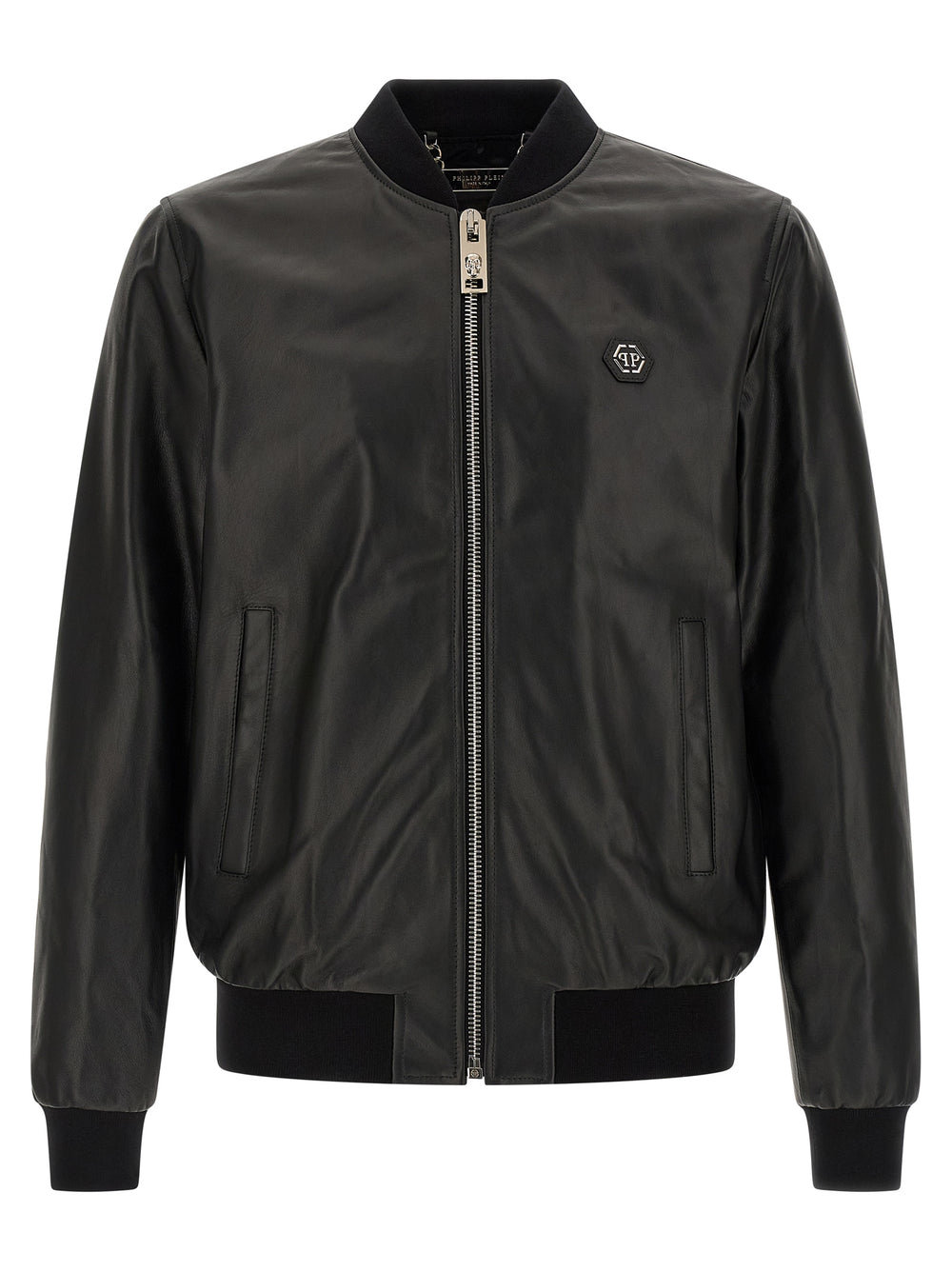 Black Lambskin Leather Jacket mens luxury fashion - Mens Edit