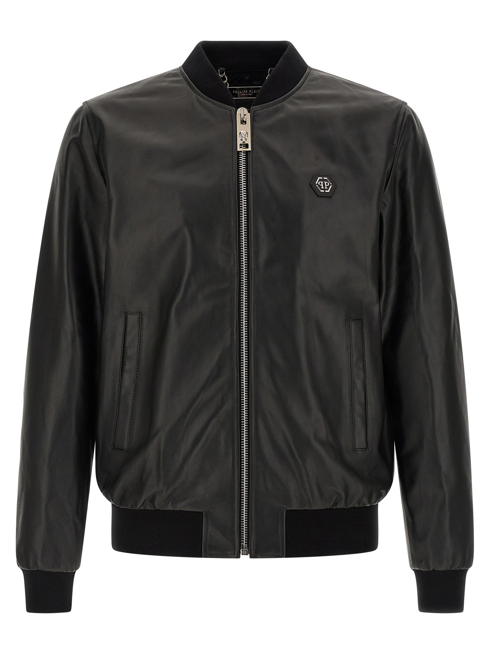 Black Lambskin Leather Jacket mens luxury fashion - Mens Edit