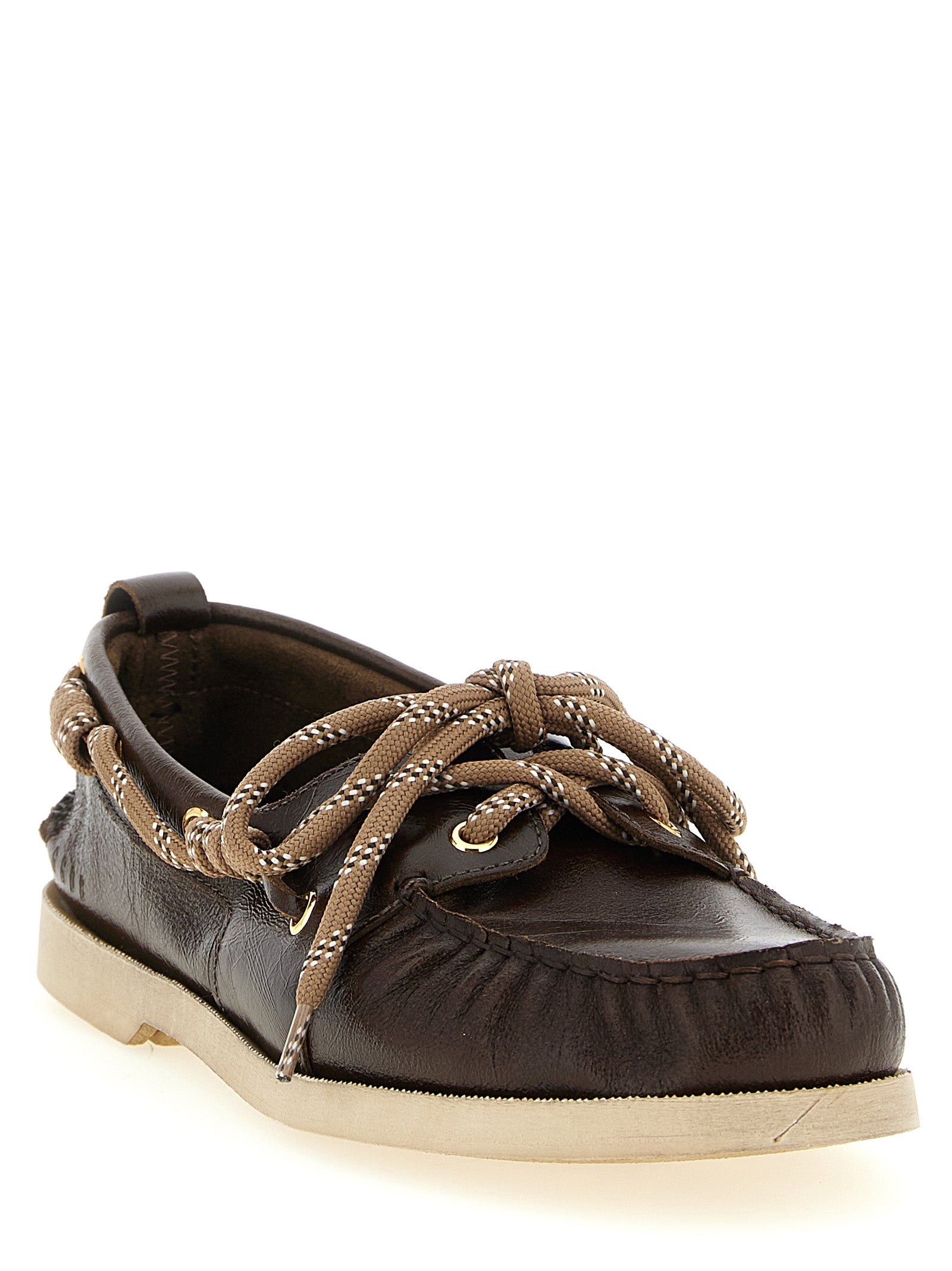 Golden Goose Δερμάτινα Μοκασίνια σε Καφέ