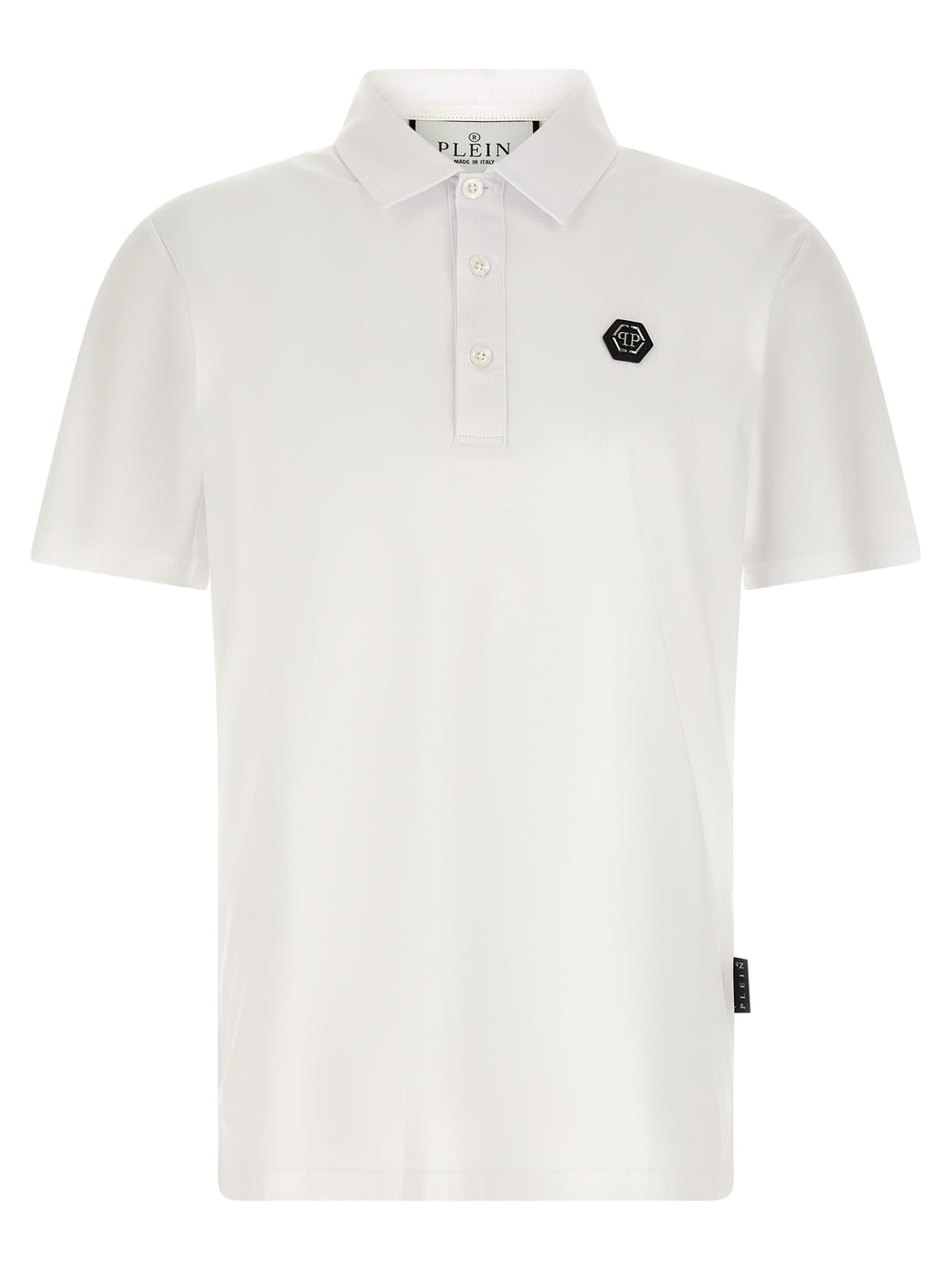 White Cotton Polo Shirt mens luxury fashion - Mens Edit