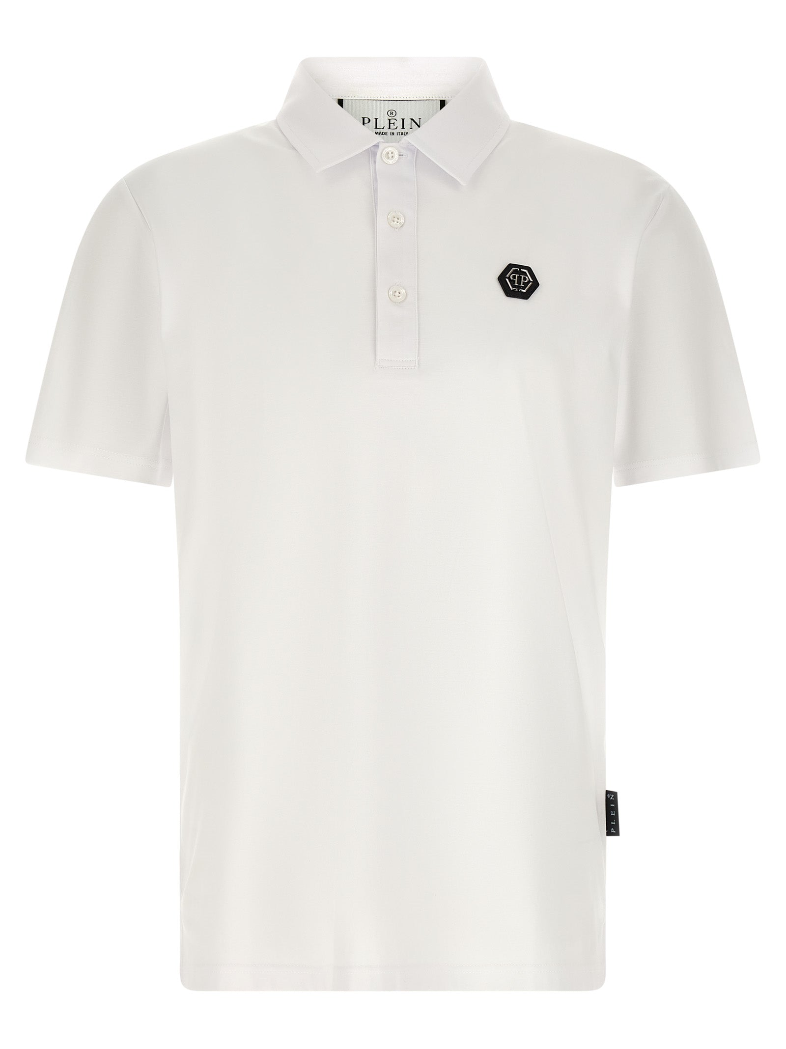 White Cotton Polo Shirt mens luxury fashion - Mens Edit