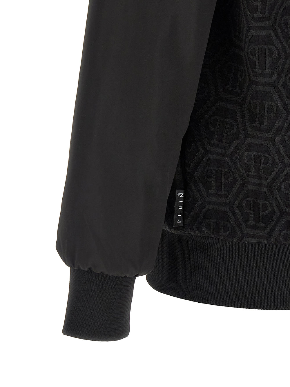 Black Cotton Sweatshirt