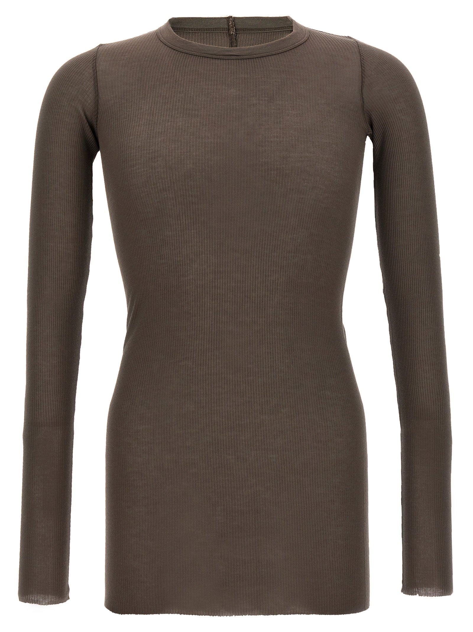 Rick Owens Viscose T-Shirt in Gray