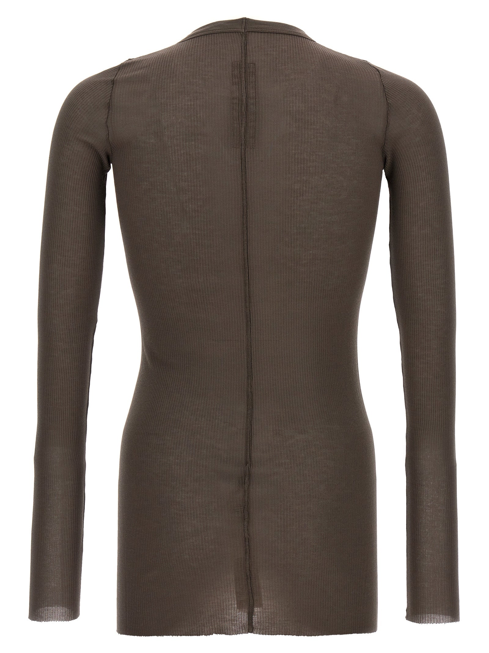 Rick Owens Viscose T-Shirt in Gray