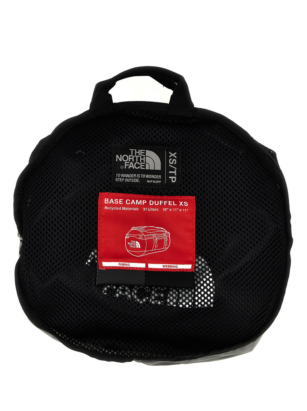 Black Recycled Polyester Backpack