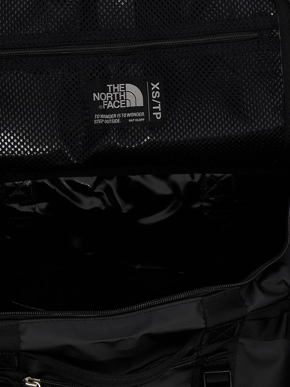 Black Recycled Polyester Backpack