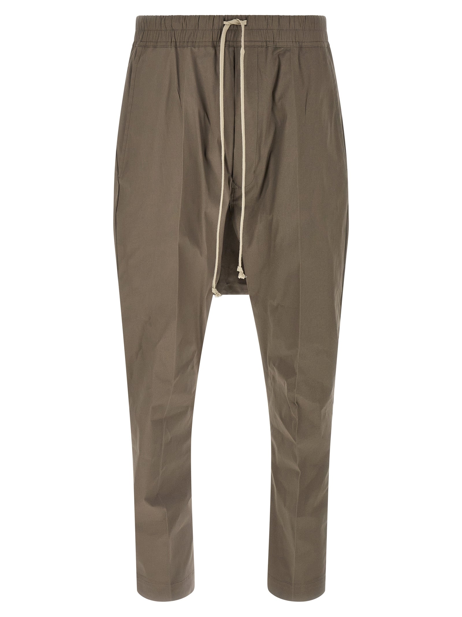 Rick Owens Cotton Trousers in Grey