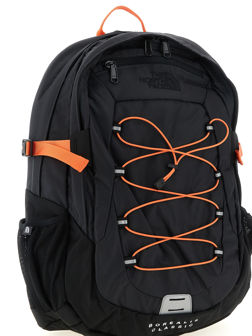 Gray Nylon Backpack