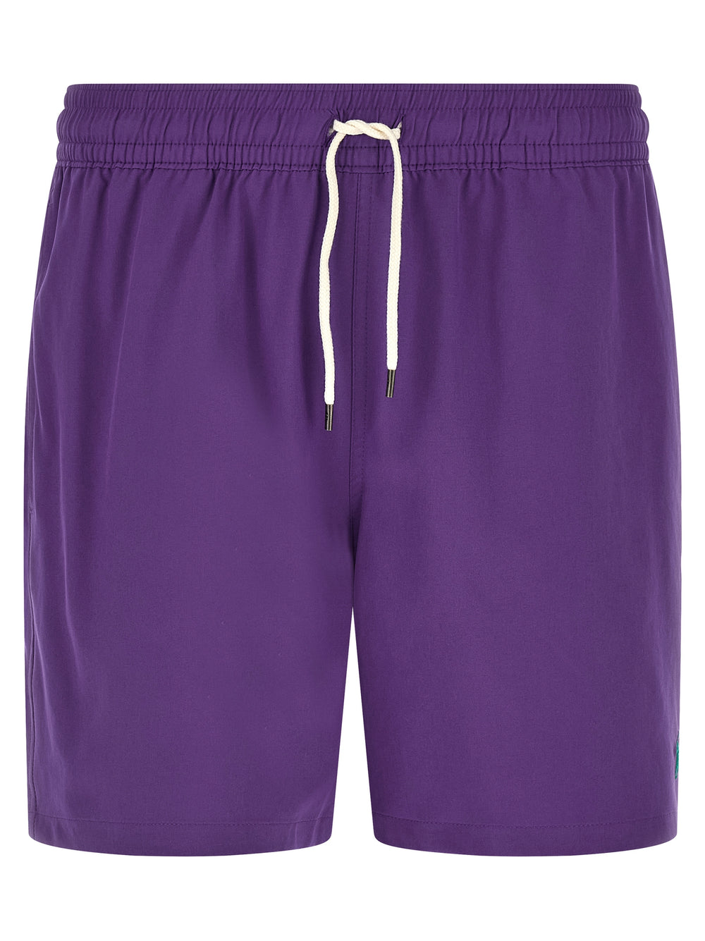 Purple Polyester Shorts