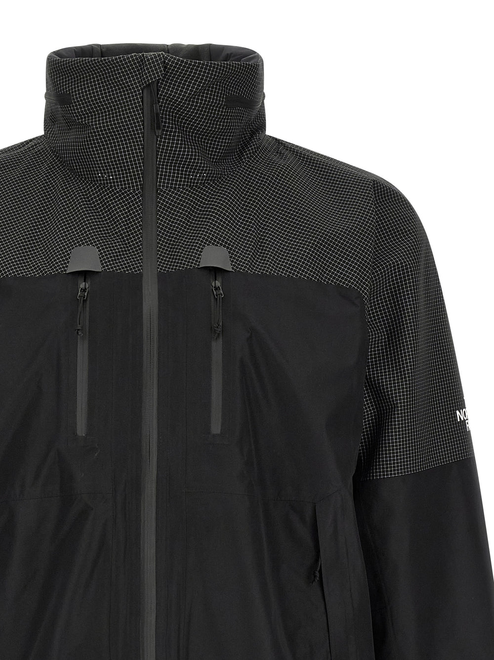 Black Polyester Shell Jacket