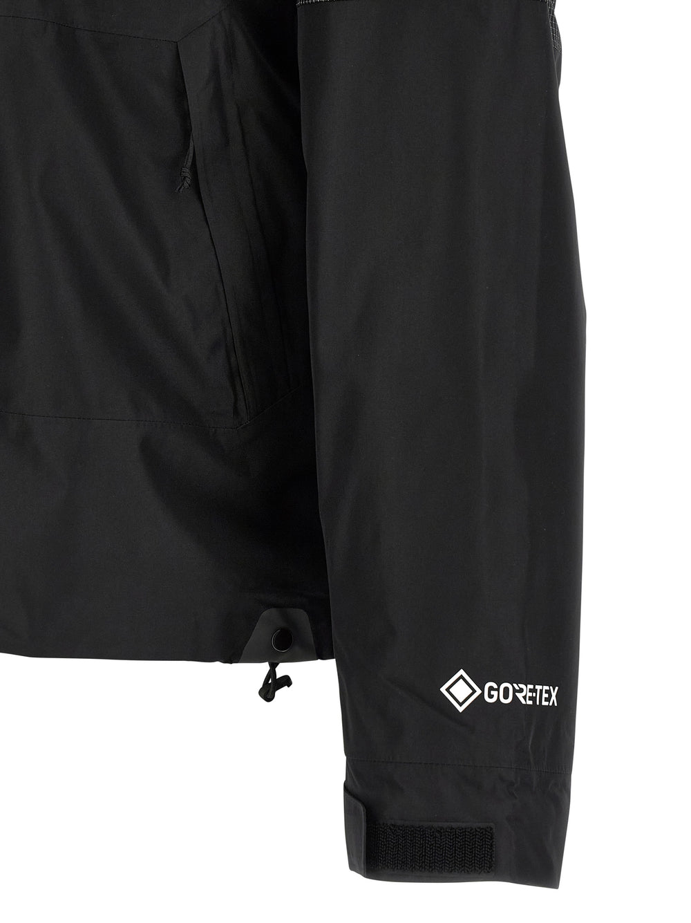 Black Polyester Shell Jacket
