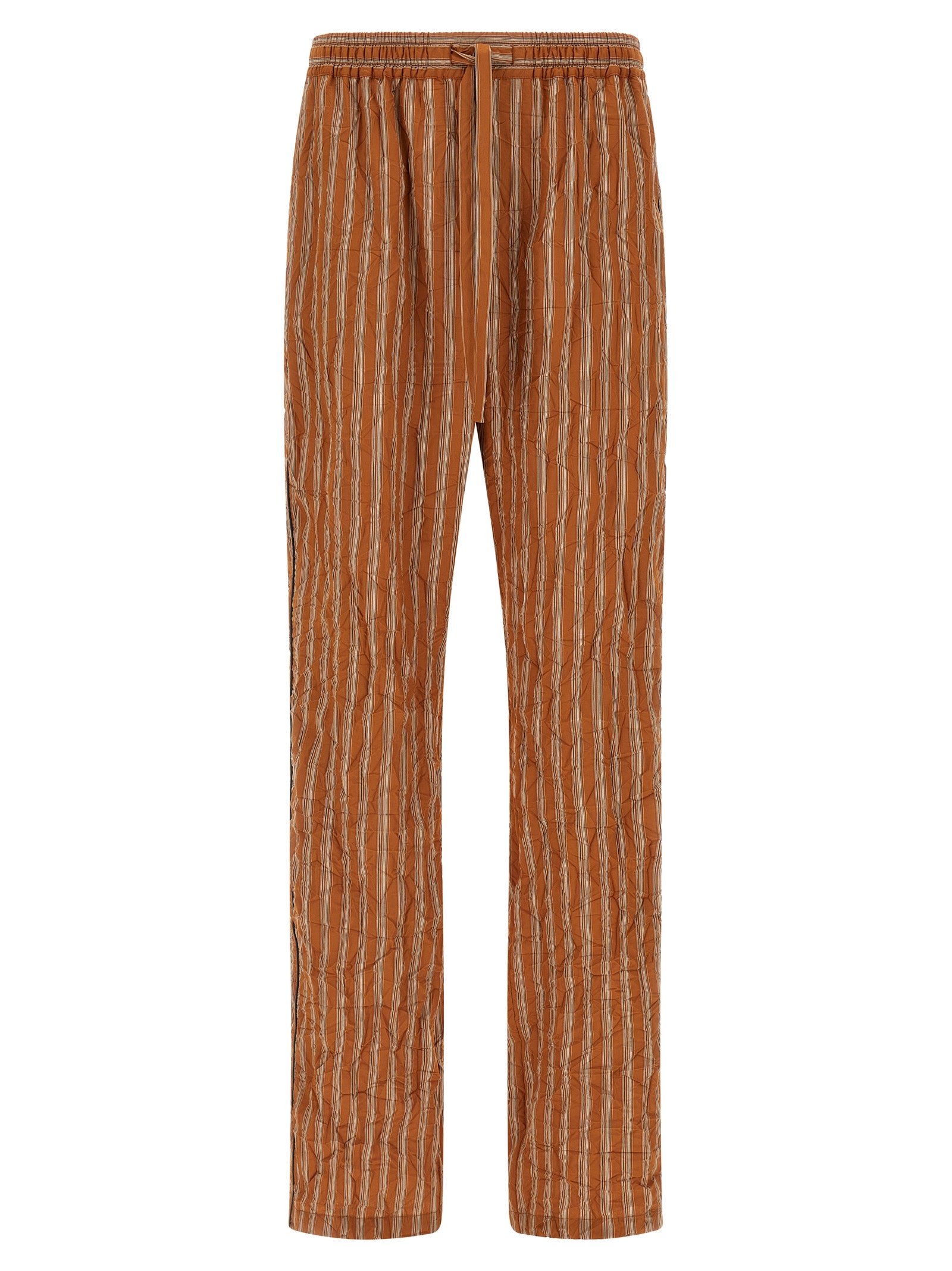 Brown Viscose Casual Pants mens luxury fashion - Mens Edit