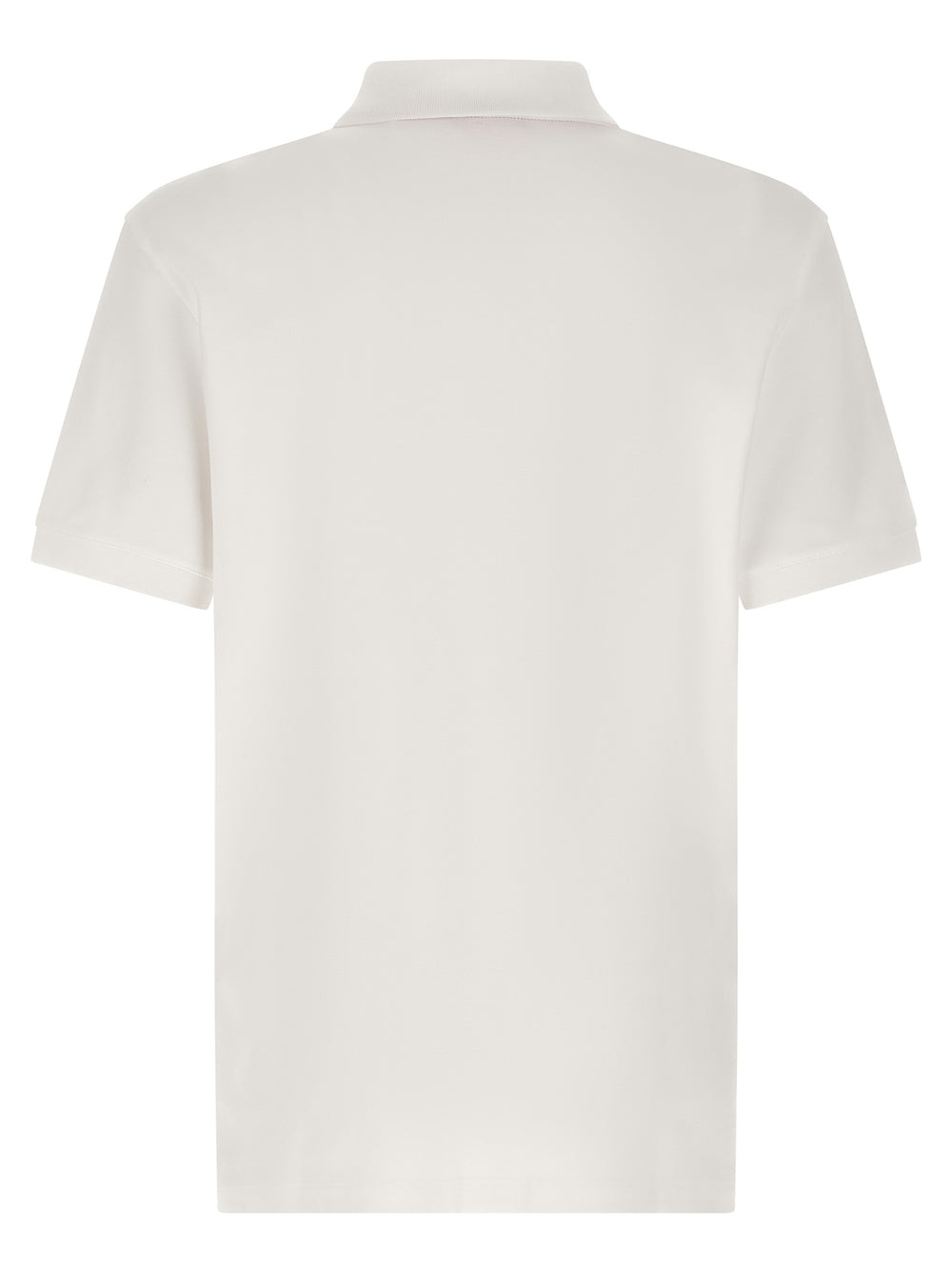 White Cotton Polo Shirt