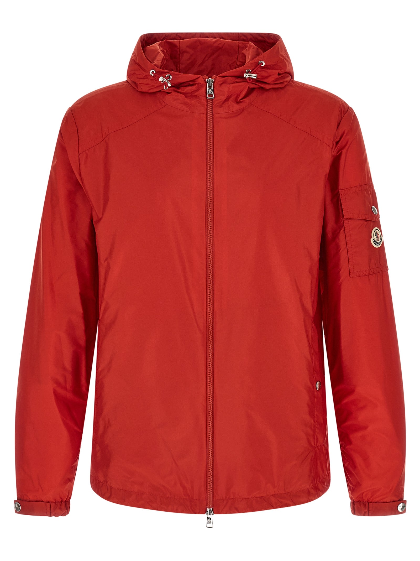 Moncler Μπουφάν από Πολυαμίδιο σε Κόκκινο