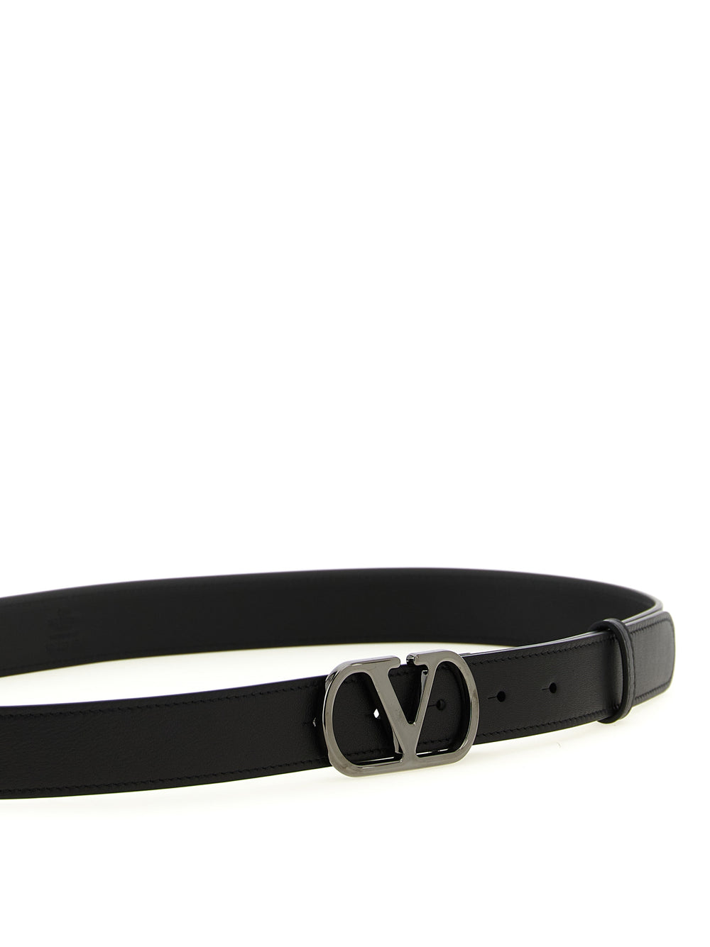 Black Calfskin Regular Belt