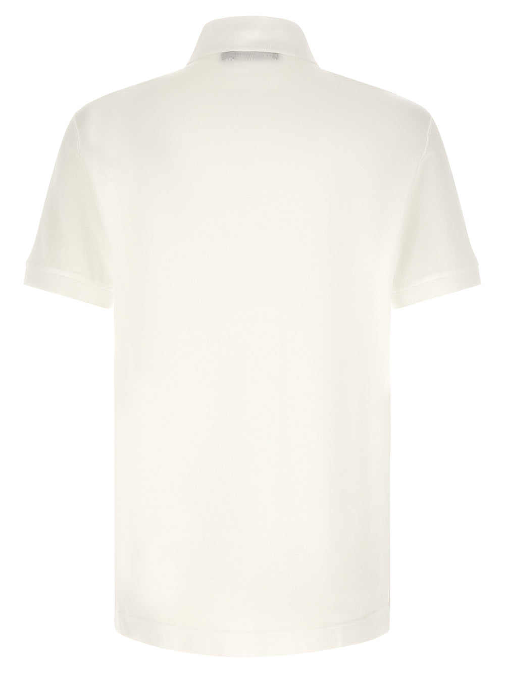 White Cotton Polo Shirt