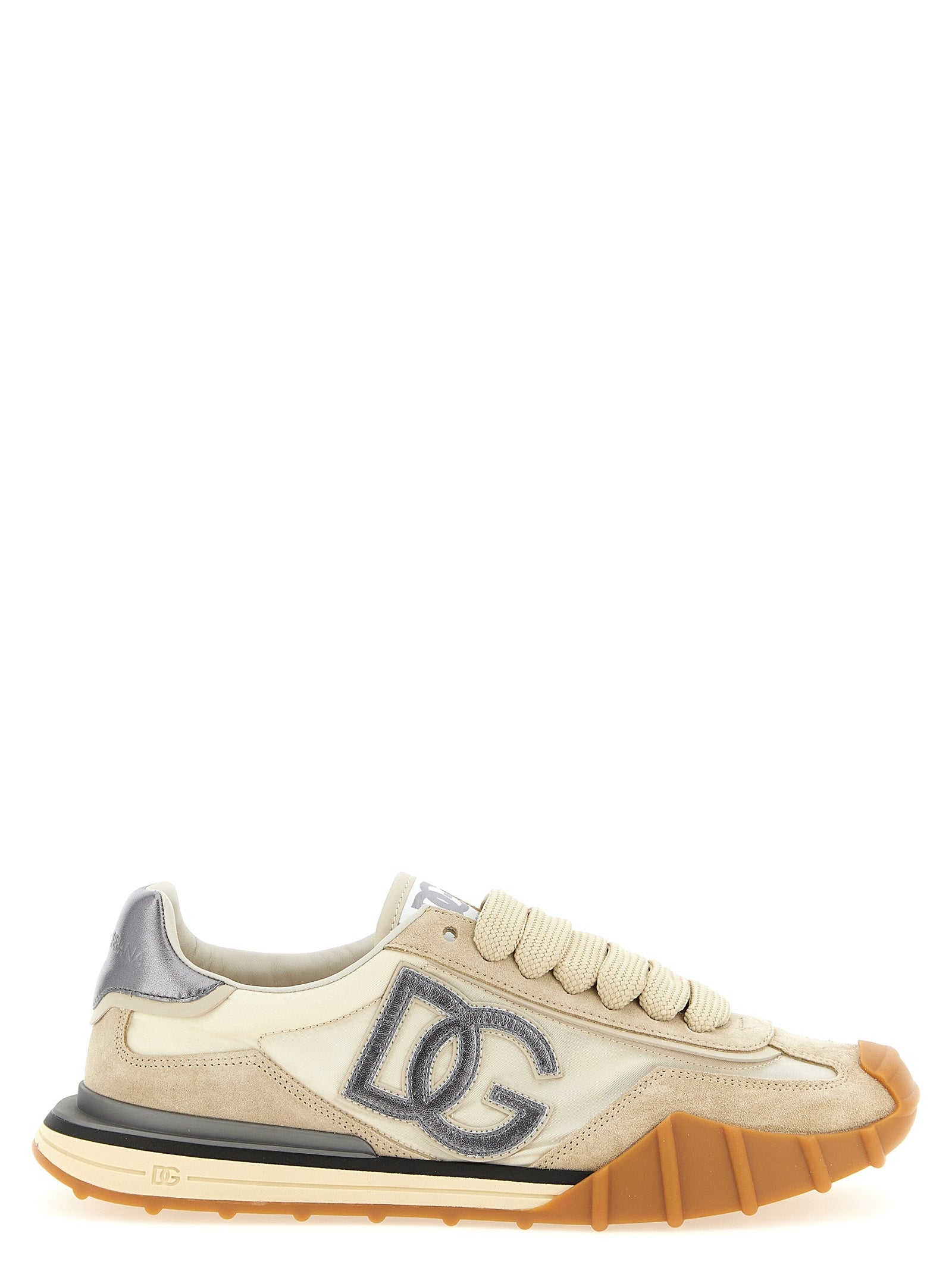 Silver Calfskin Athletic Sneakers mens luxury fashion - Mens Edit