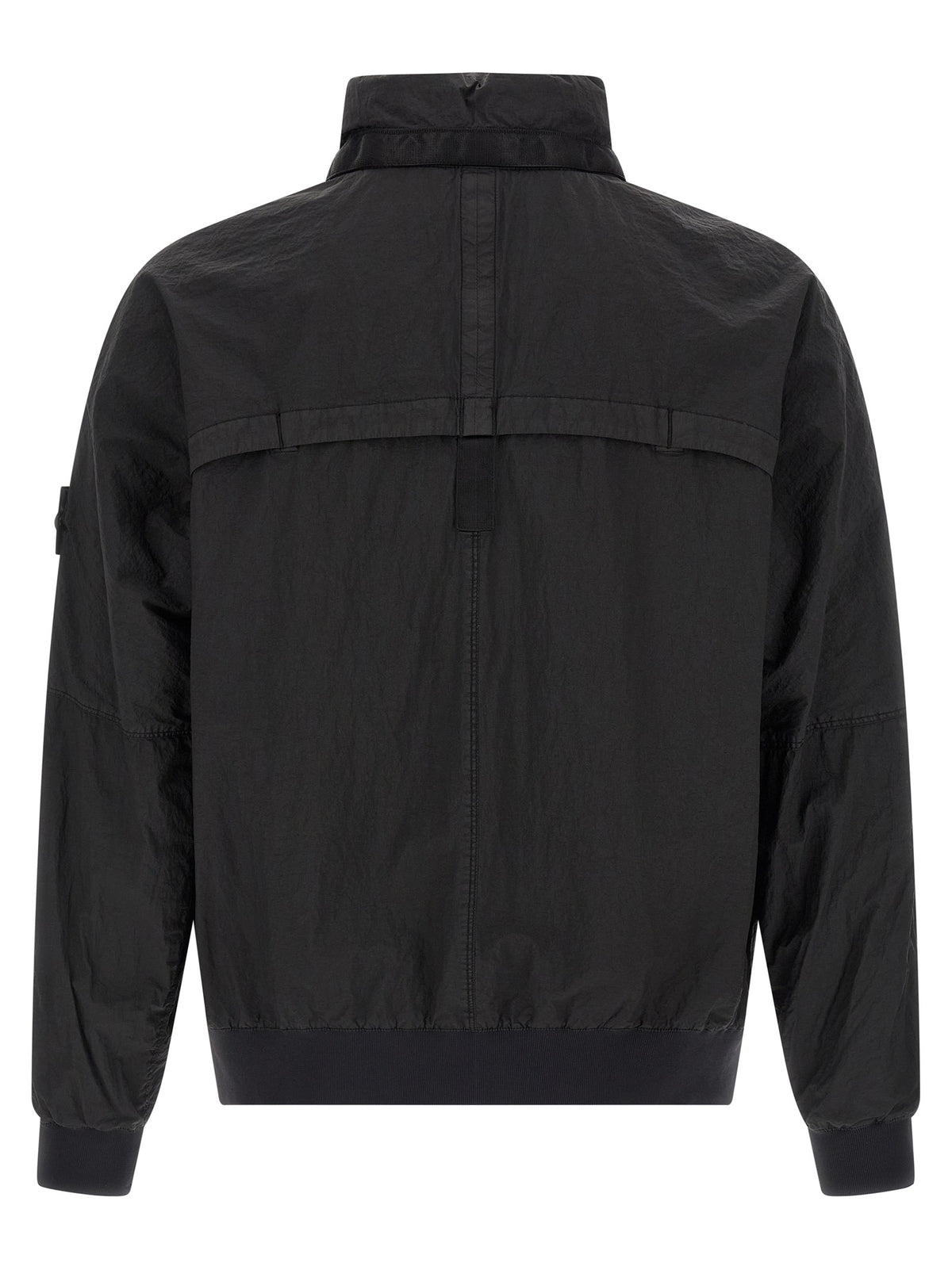 Stone Island Μπουφάν Μπόμπερ από 100% Πολυαμίδιο σε Μαύρο