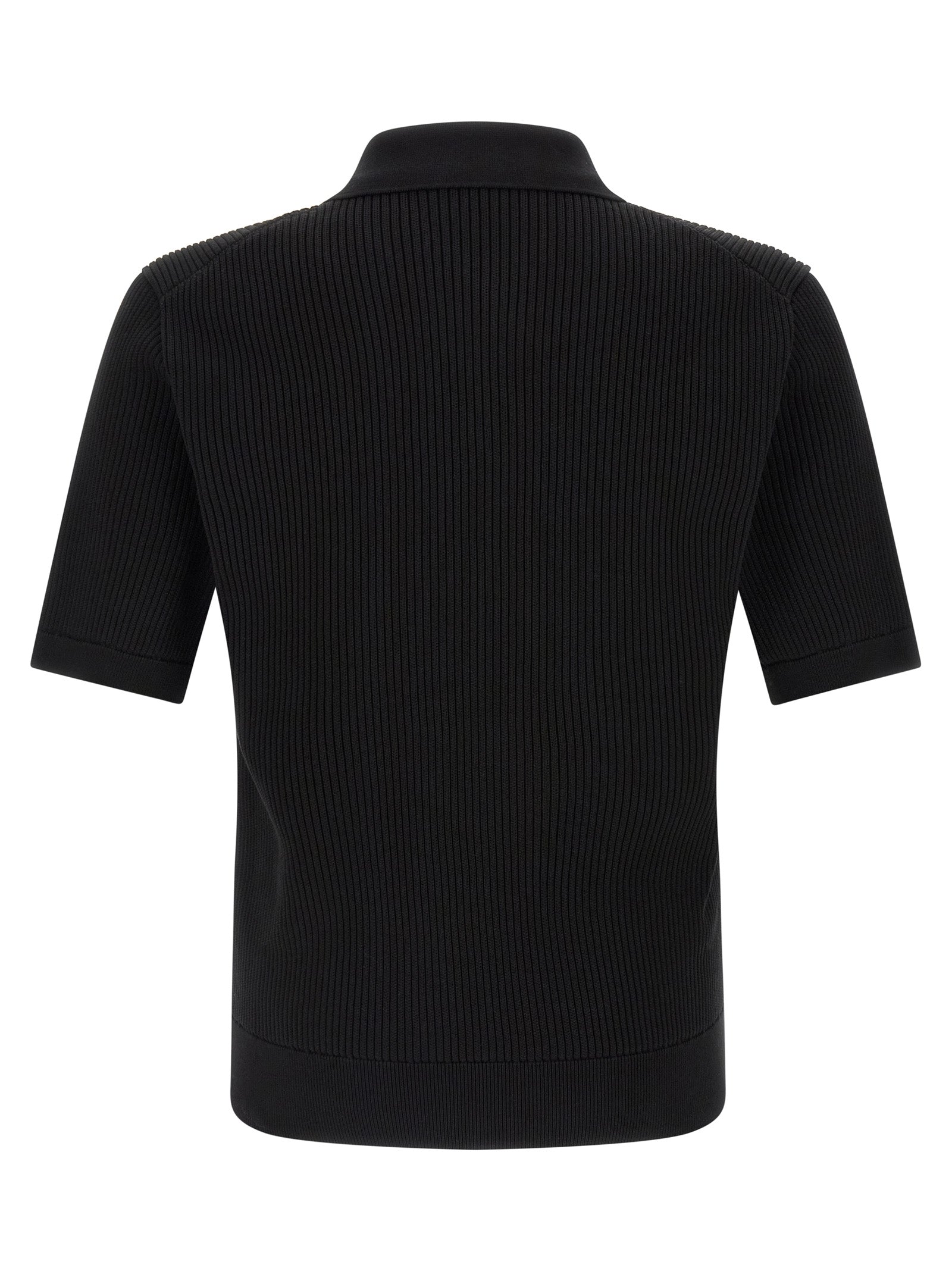 Dolce & Gabbana 100% Cotton Polo Shirt in Black