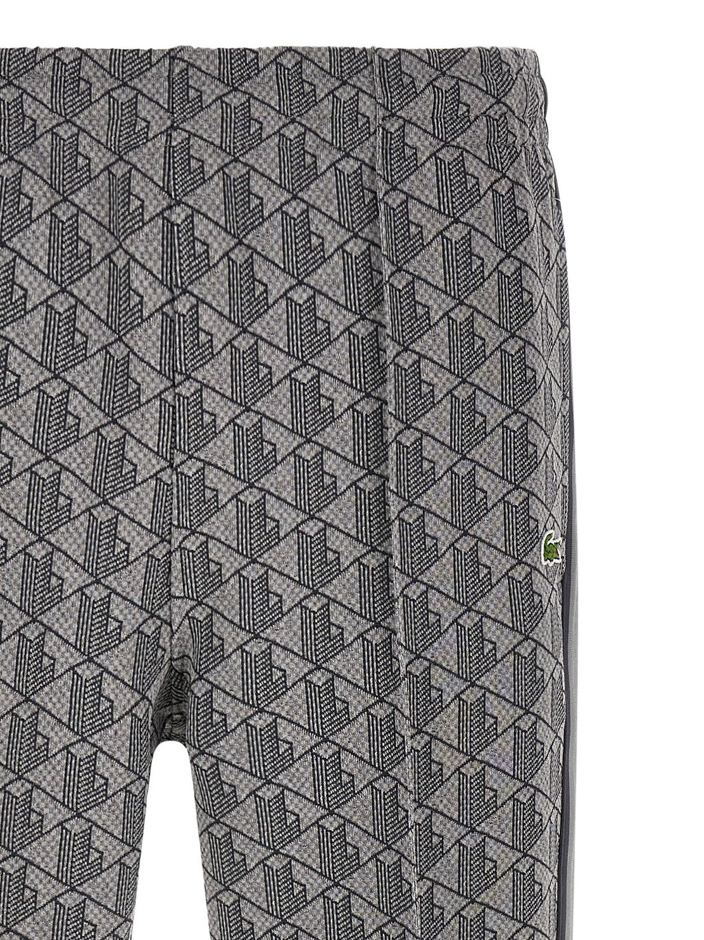 Gray Polyester Joggers (Workout Pants)