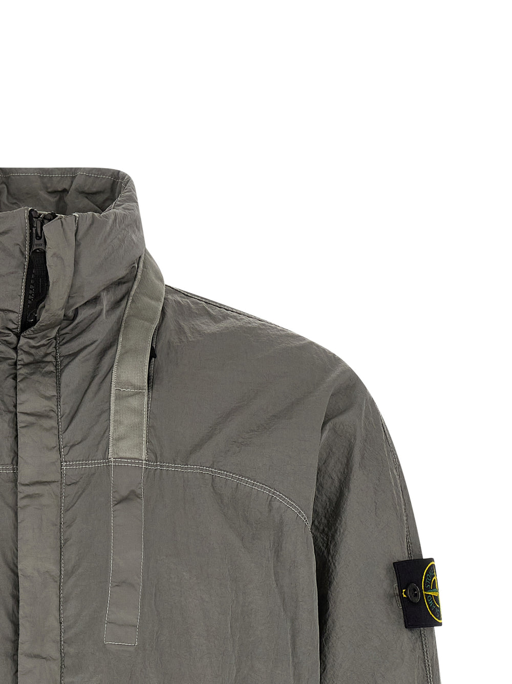 Stone Island Polyamide Bomber Jacket in Gray