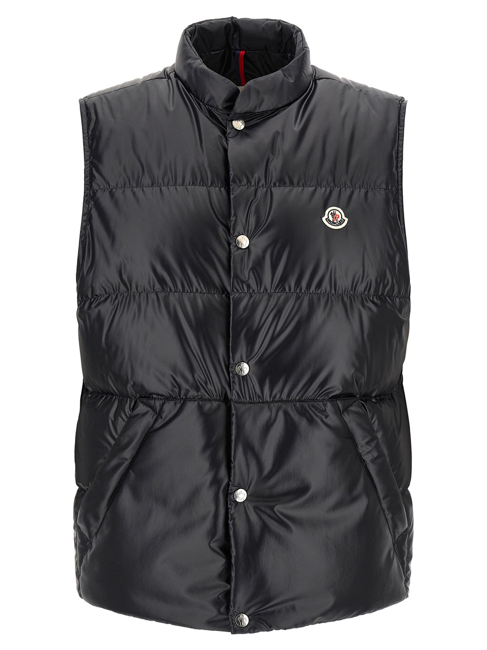 Blue Polyester Sleeveless Jacket mens luxury fashion - Mens Edit
