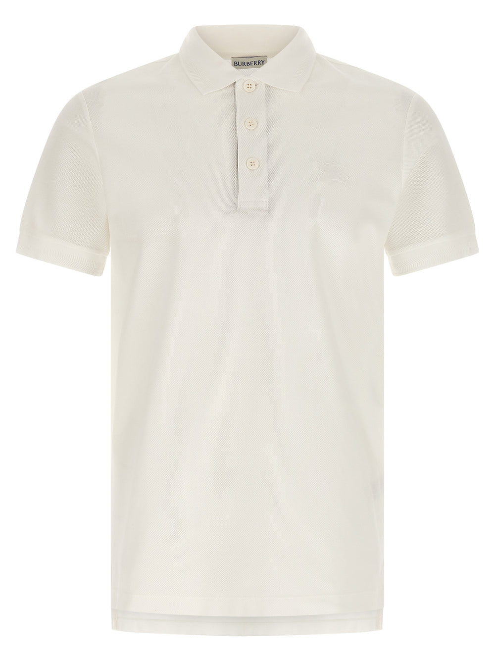 White Cotton Polo Shirt mens luxury fashion - Mens Edit
