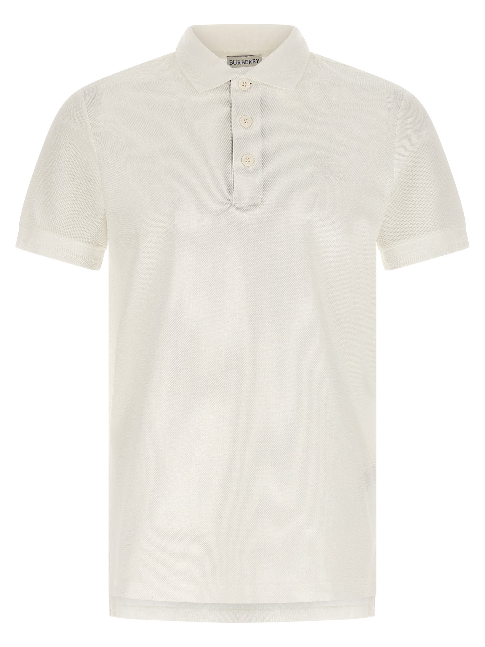 White Cotton Polo Shirt mens luxury fashion - Mens Edit