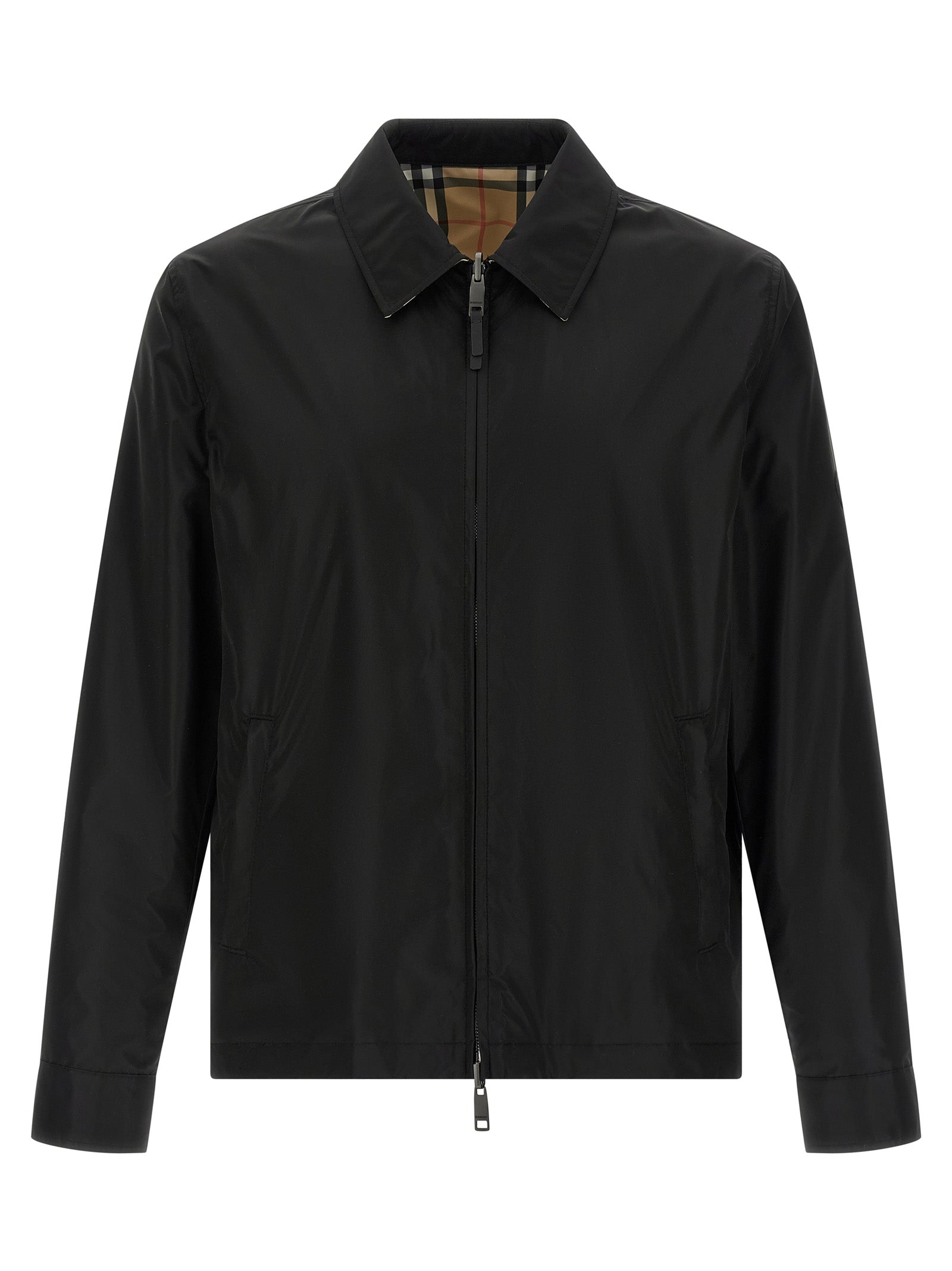 Black Polyamide Shell Jacket mens luxury fashion - Mens Edit
