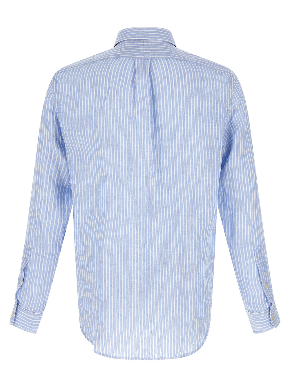 Blue Linen Blouse
